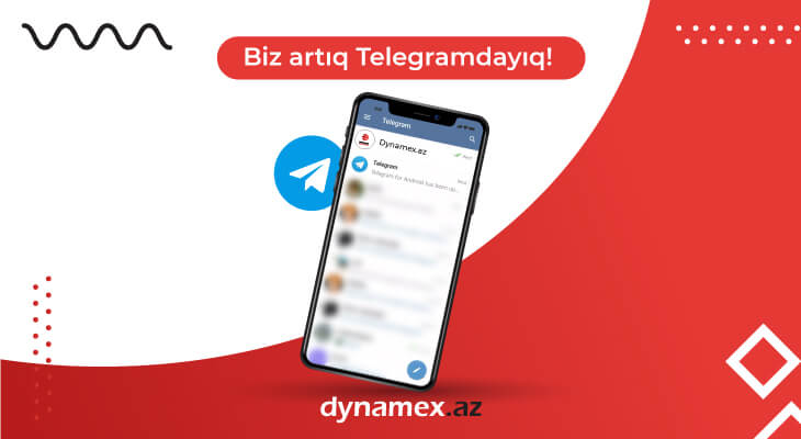 Biz artıq Telegramdayıq!